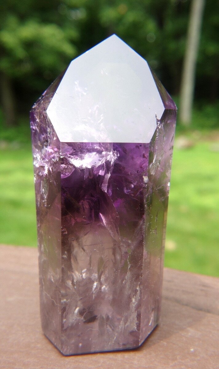 Polished Amethyst Phantom Crystal / Channeling Point
