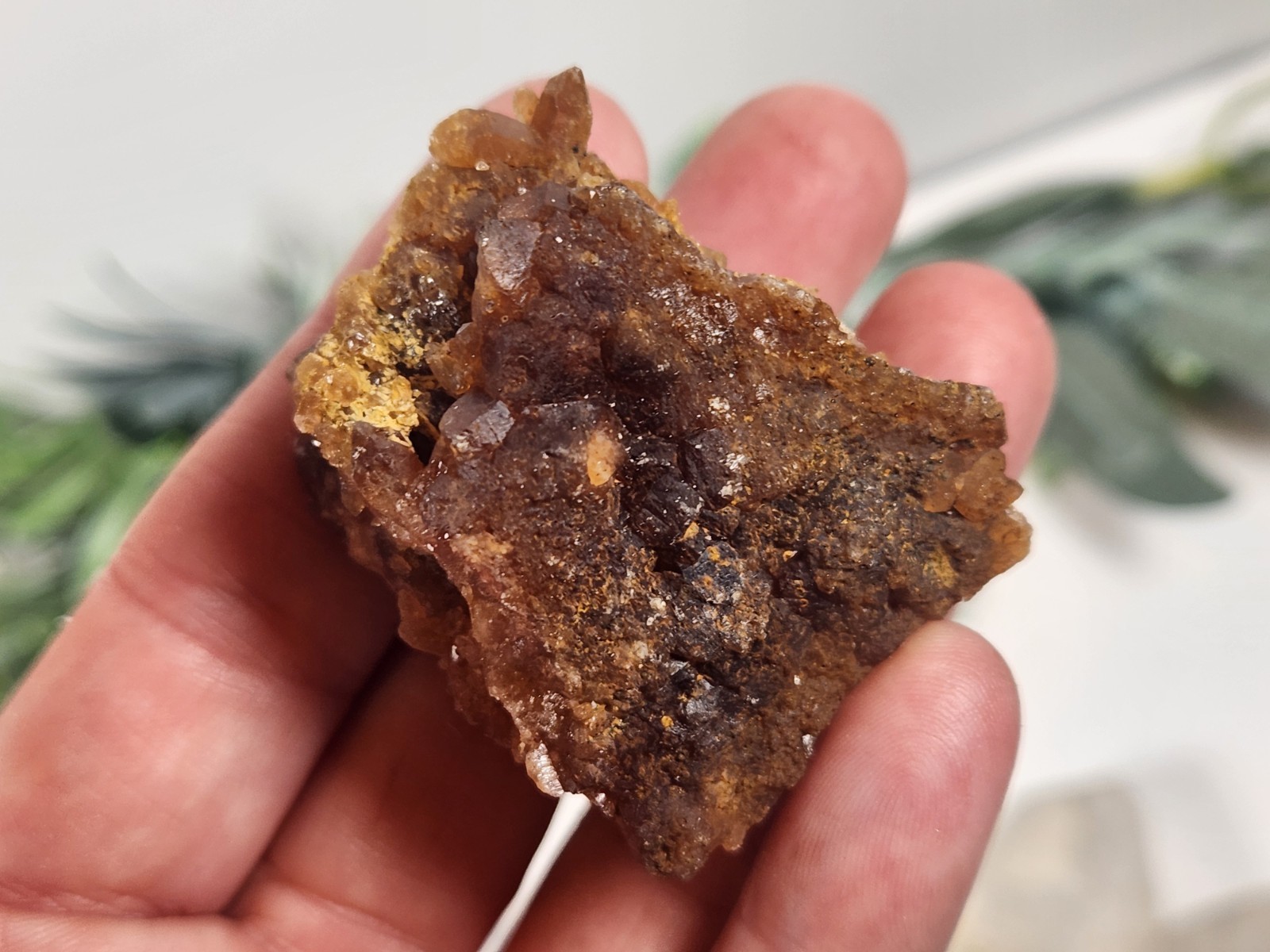 13.8oz Crystal Set, Unique Etched Arkansas Quartz , Amethyst Geode, Citrine Lot