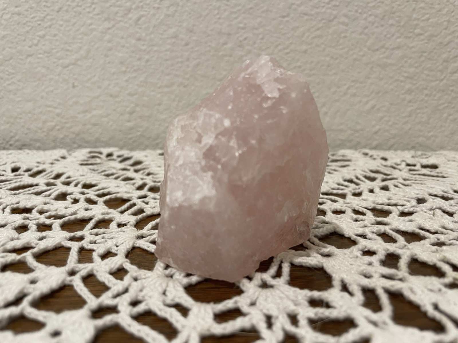 Rose Quartz “Raw” 3 X 2 1/2 Inch