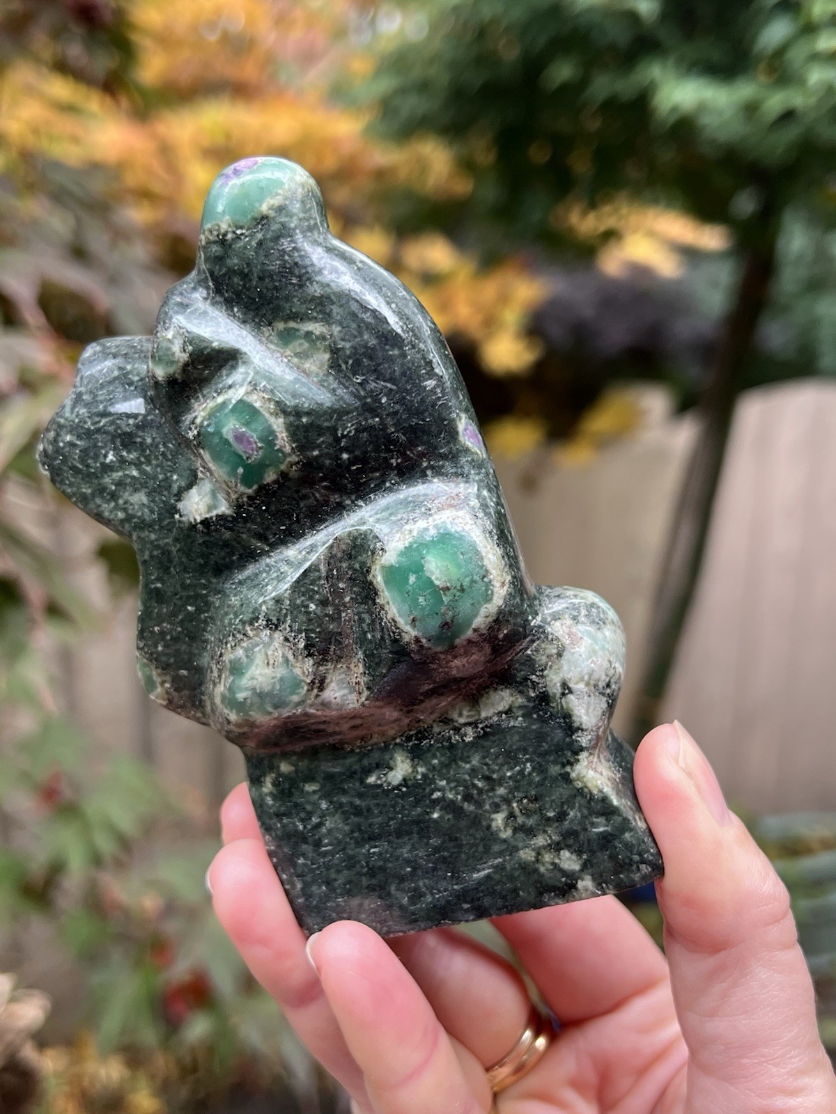 Ruby In Jade Nephrite Himalayan Large Chunky Freeform 9 350g