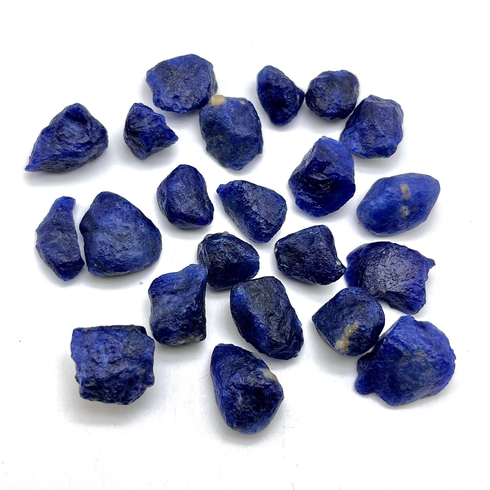 Natural Blue Sodalite Rough Chunks | Raw Gemstone Lot for Jewelry Making