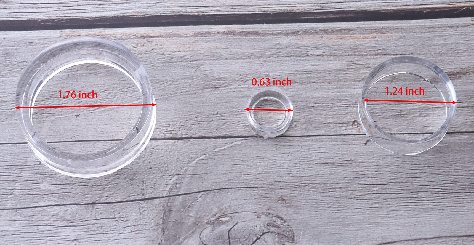 9 Pcs Display Stands Acrylic Clear Small Round Baseball Ring Stands Easel Hol…
