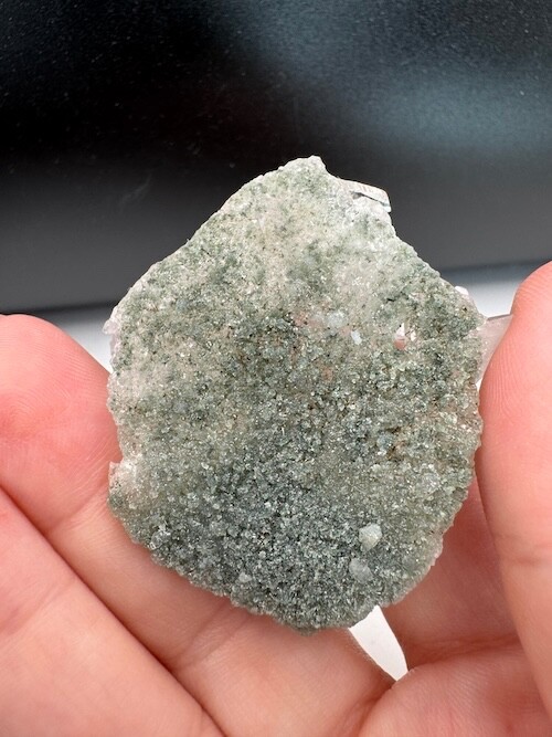 4876 Himalayan Quartz Cluster with Excellent Clarity and Points, w/ Chlorite 31g