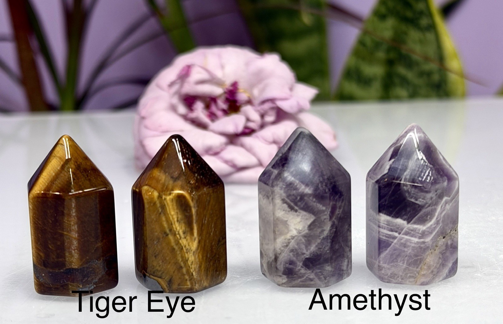 Wholesale Lot 28 Pcs Natural 1” Mix Crystals Mini Obelisk Tower Point