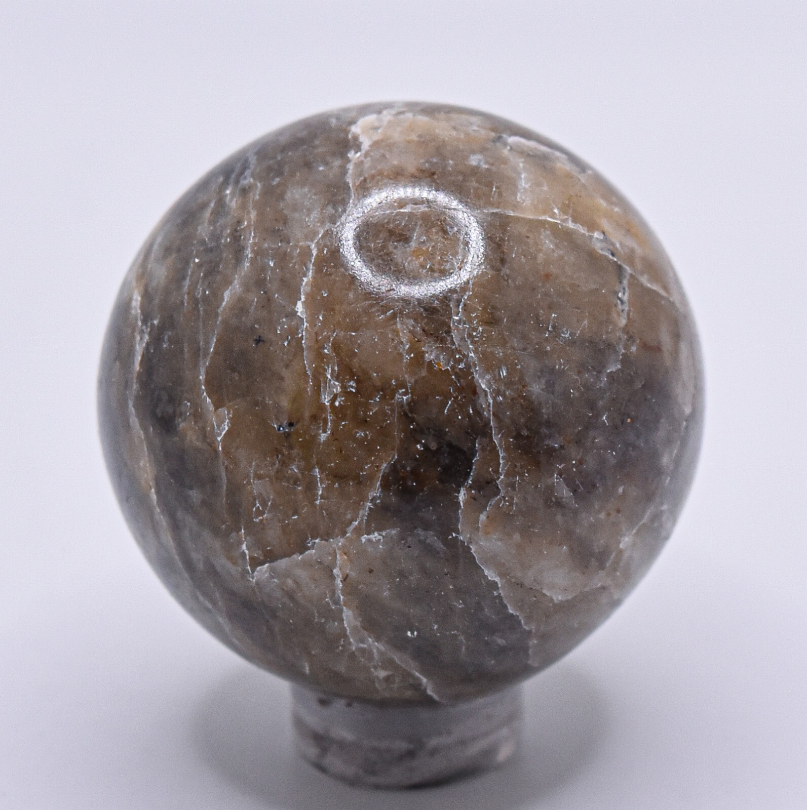 39mm Orange Blue Iolite Sphere Polished Cordierite Gemstone Mineral Ball – India