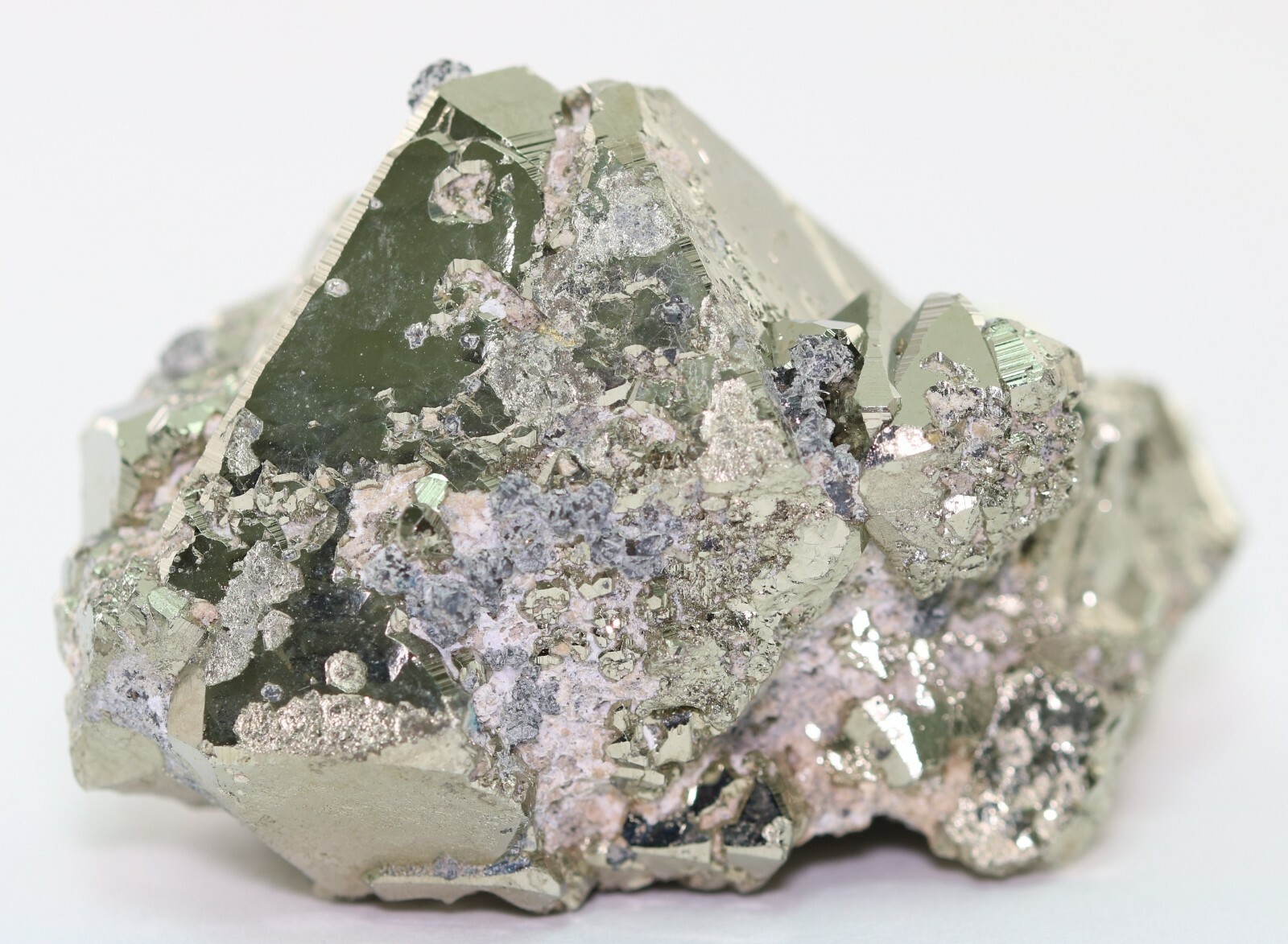 Bright Octahedral Pyrite Cluster 2.4″ Peru COA 3888