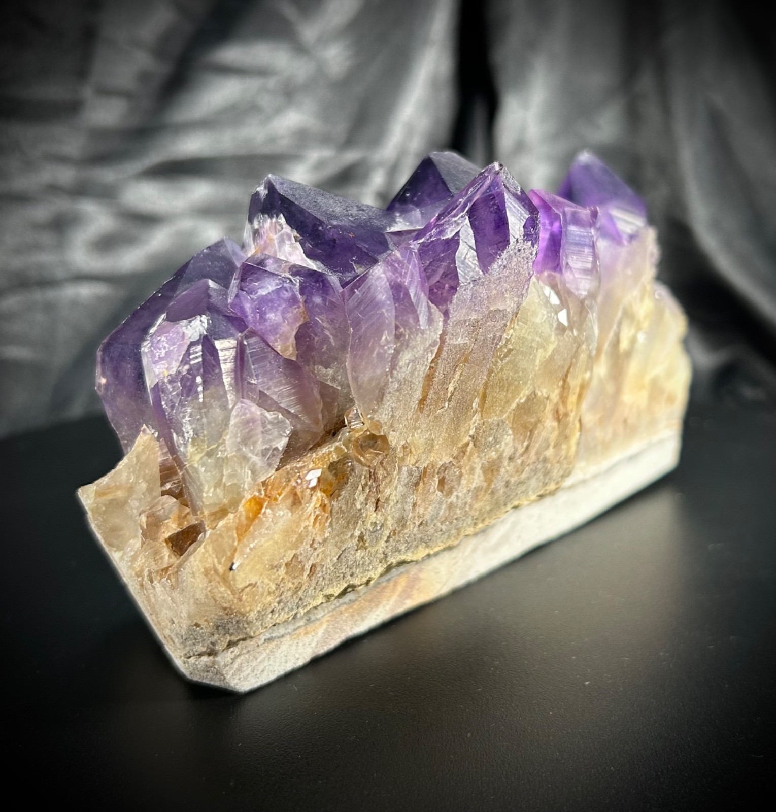 6.25″ Chunky Amethyst Cluster Specimen 2lb 3.8oz (1014 grams)