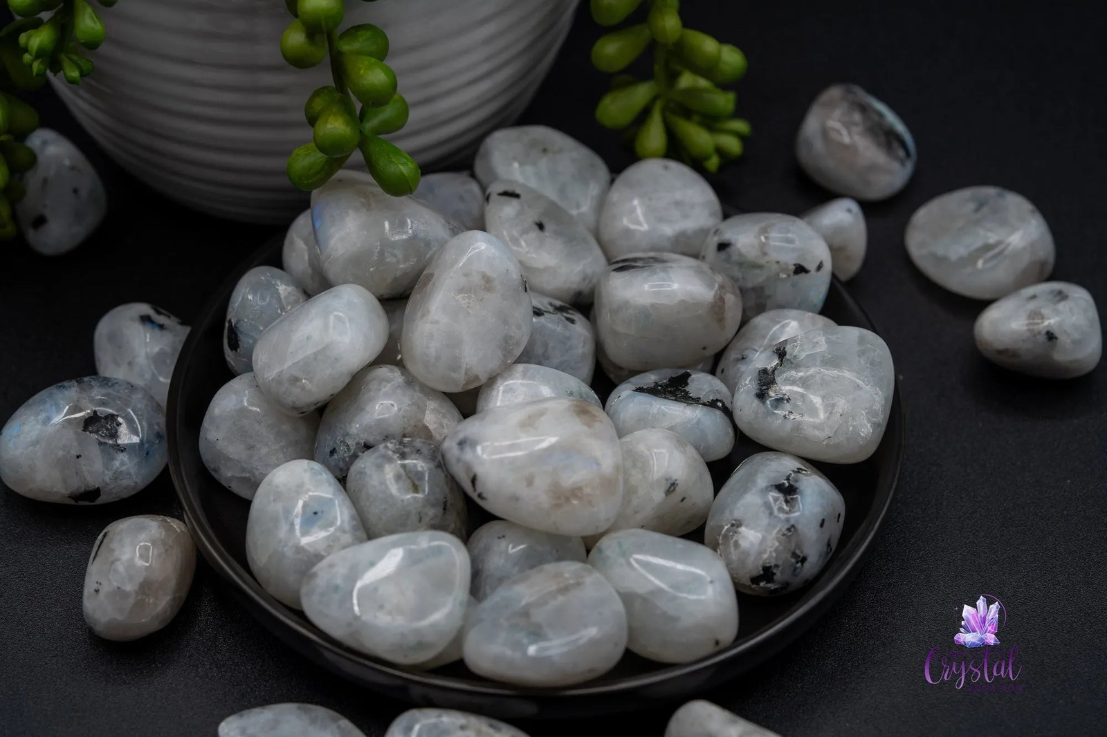 High Quality Rainbow Moonstone Tumble