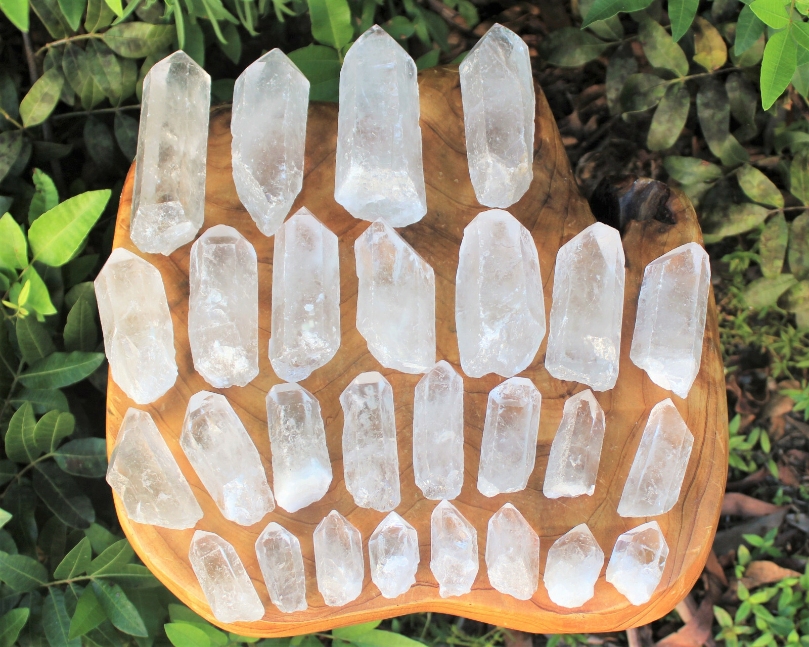 LARGE Clear Quartz Crystal Points, Choose Size 1-7″ A Grade Natural Quartz Point