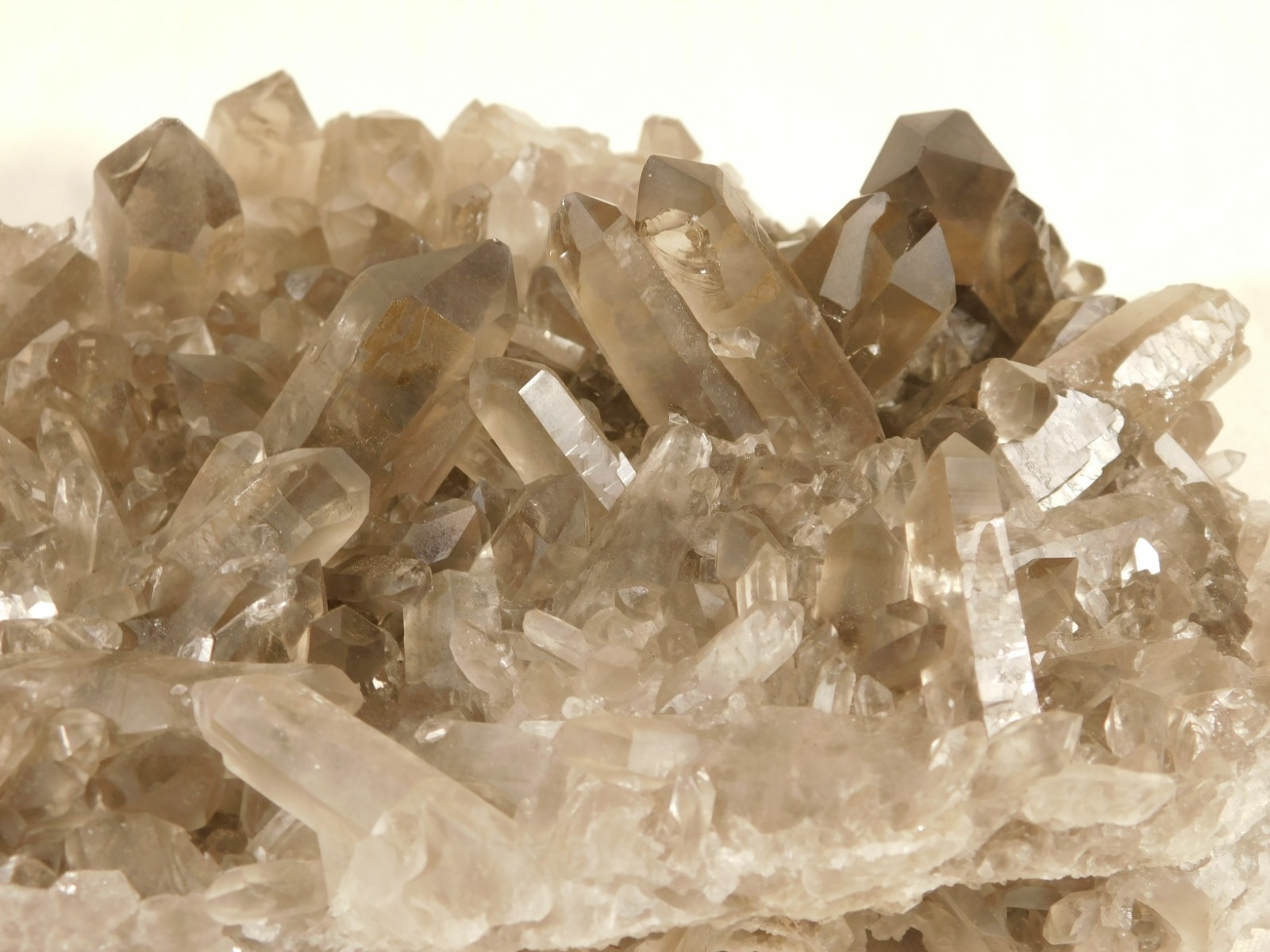BIG! AAA SMOKY Quartz Crystal Cluster with Stand Brazil 1868gr