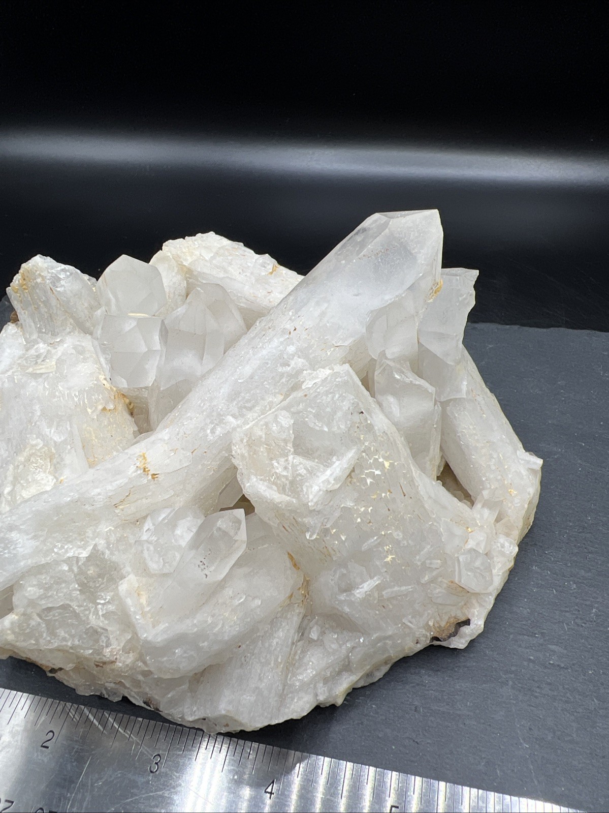 2.6Lb. Natural white quartz crystal Cluster specimen mineral healing