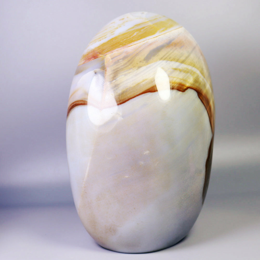 5.32lb Natural Ocean Jasper Agate Quartz Crystal Flame Reiki Statue Specimen