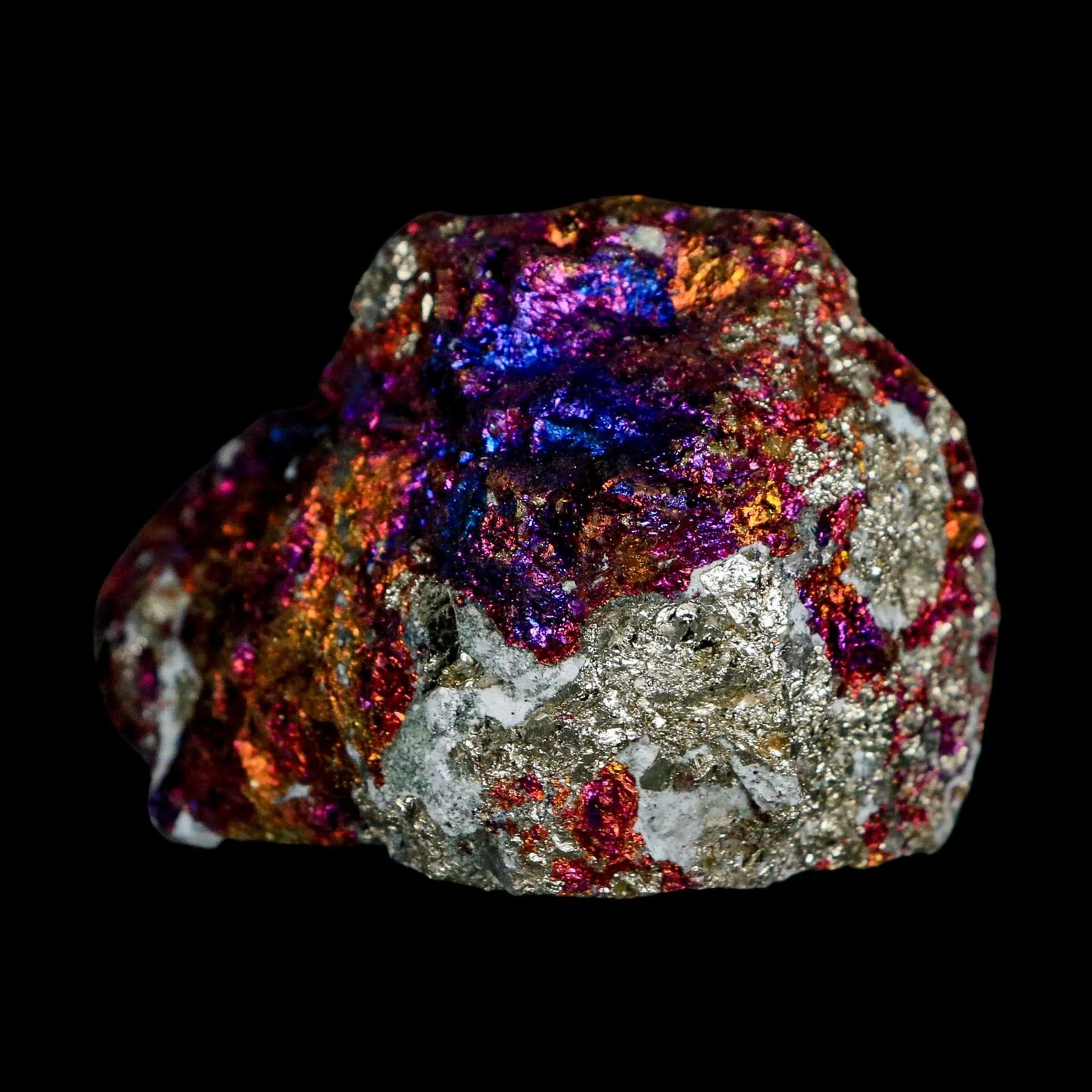 2.4″ Chalcopyrite Bornite Brilliant Multicolored Peacock Ore Chihuahua Mexico