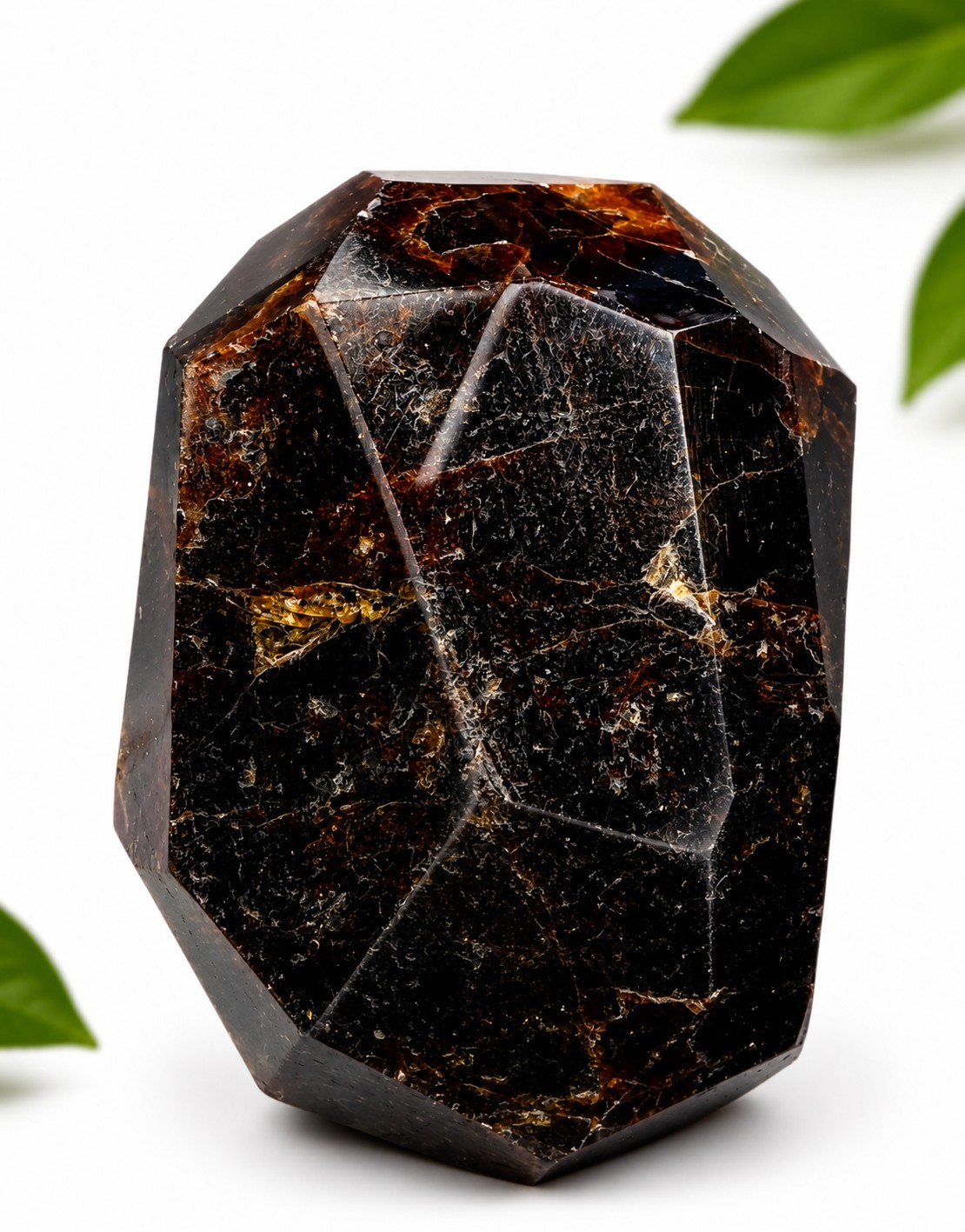 Red Garnet Faceted Gemstone Display Stone AAA Top Quality