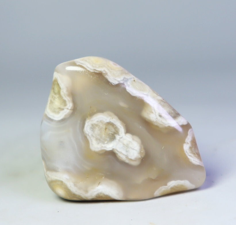 Natural Ocean Jasper Agate Quartz Crystal Round Pendant Reiki Stone Mineral
