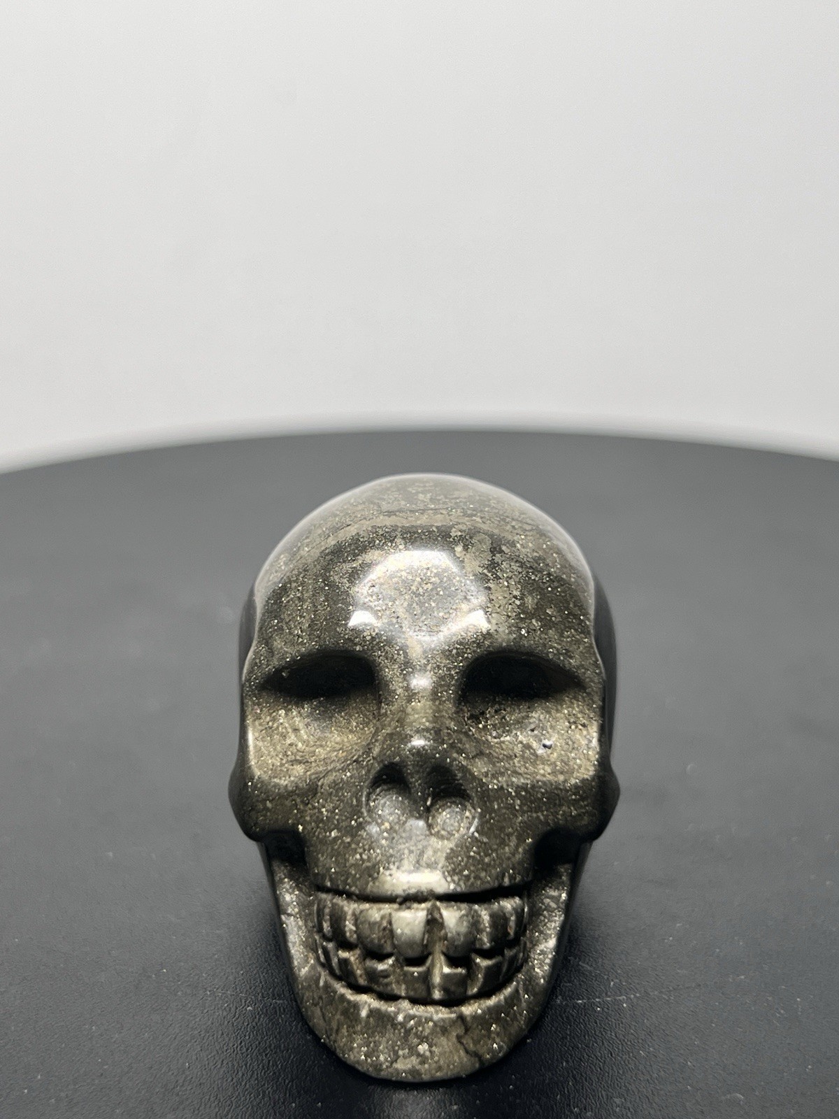 Pyrite 3 Piece Carving Set – Dragon Head, Skull, & Money Toad