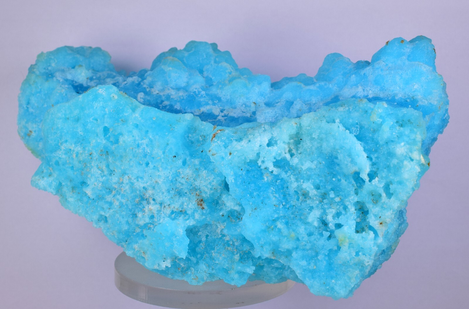 20cms NATURAL SKY BLUE AMMINEITE LECONTITE CHILE CRYSTALS MINERAL UB248