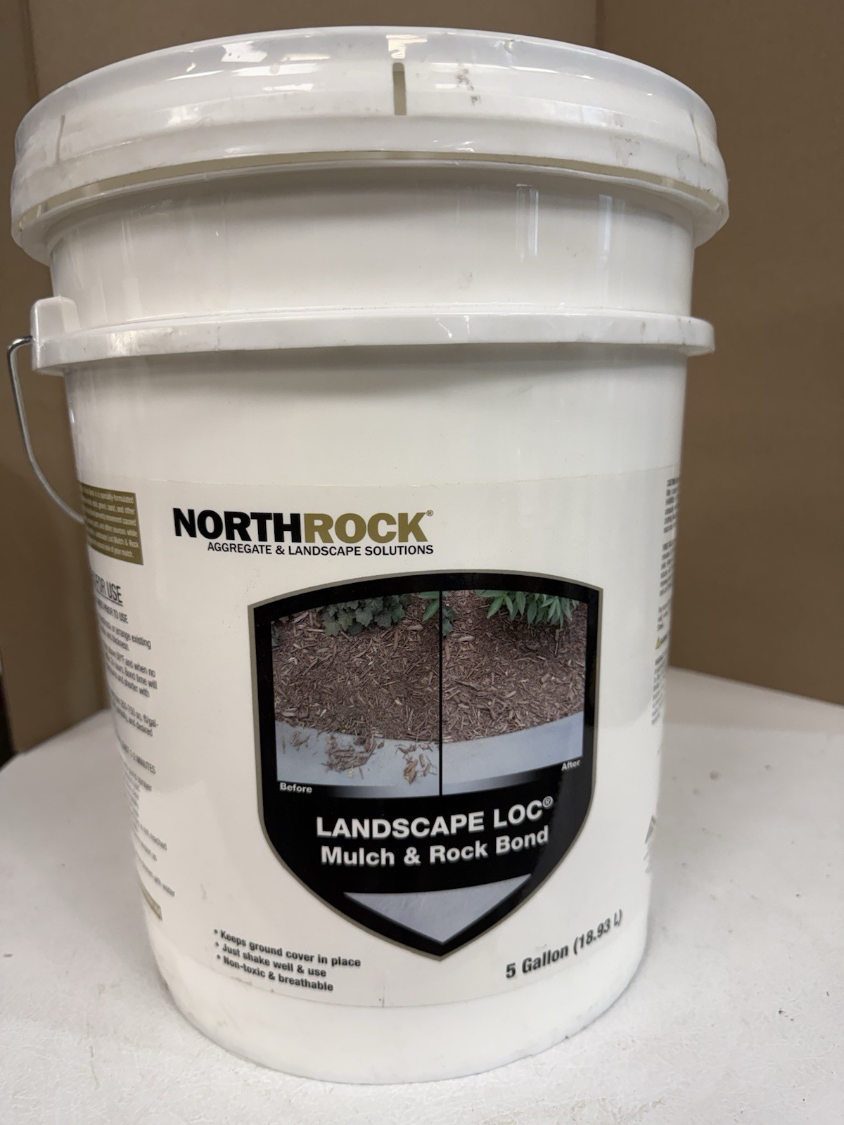 Northrock Landscape Loc Mulch & Rock Bond. 5 Gallon