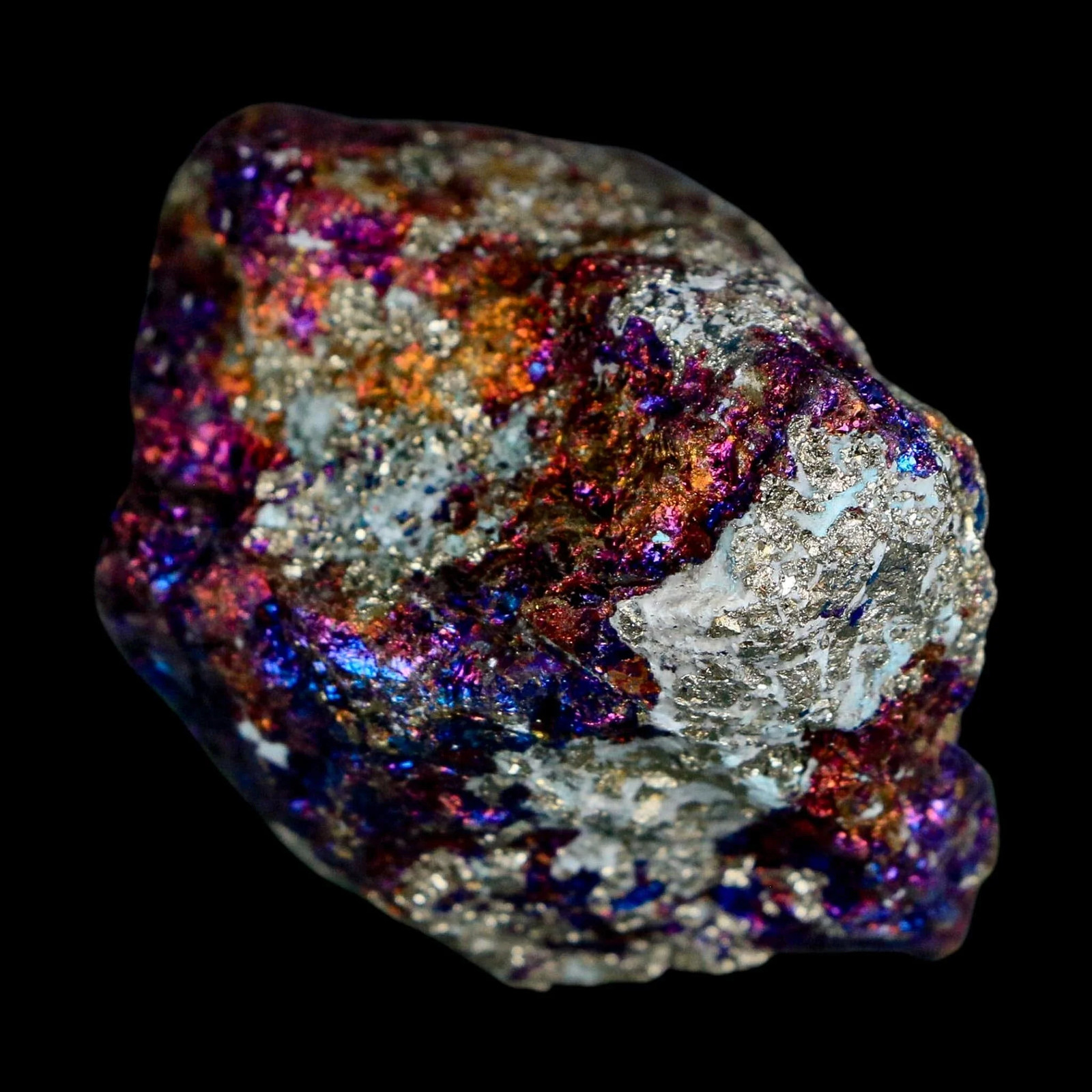 2.7″ Chalcopyrite Bornite Brilliant Multicolored Peacock Ore Chihuahua Mexico