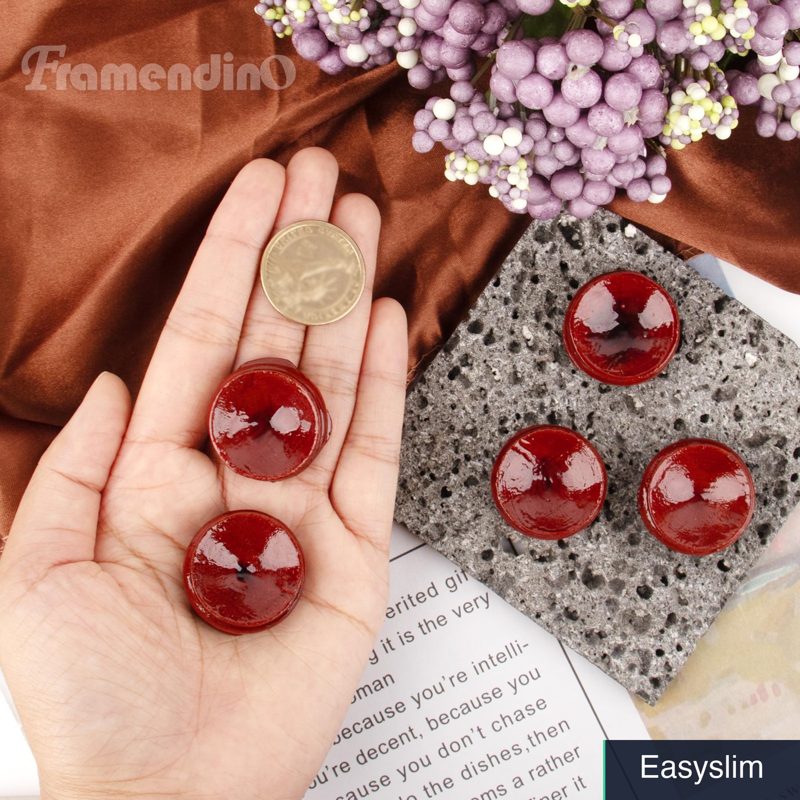 Wooden Egg Stand Display Base, Crystal Ball Holder, Set of 5, Natural