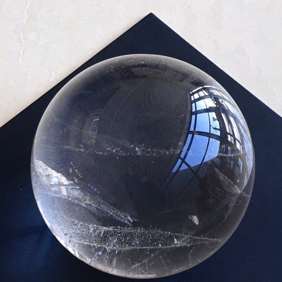 15.3LB Natural Clear Quartz Sphere Large Crystal Ball Reiki Healing