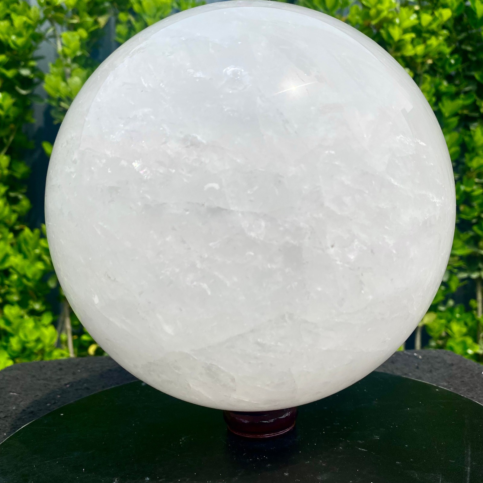 21.82LB white crystal quartz crystal ball Reiki repair