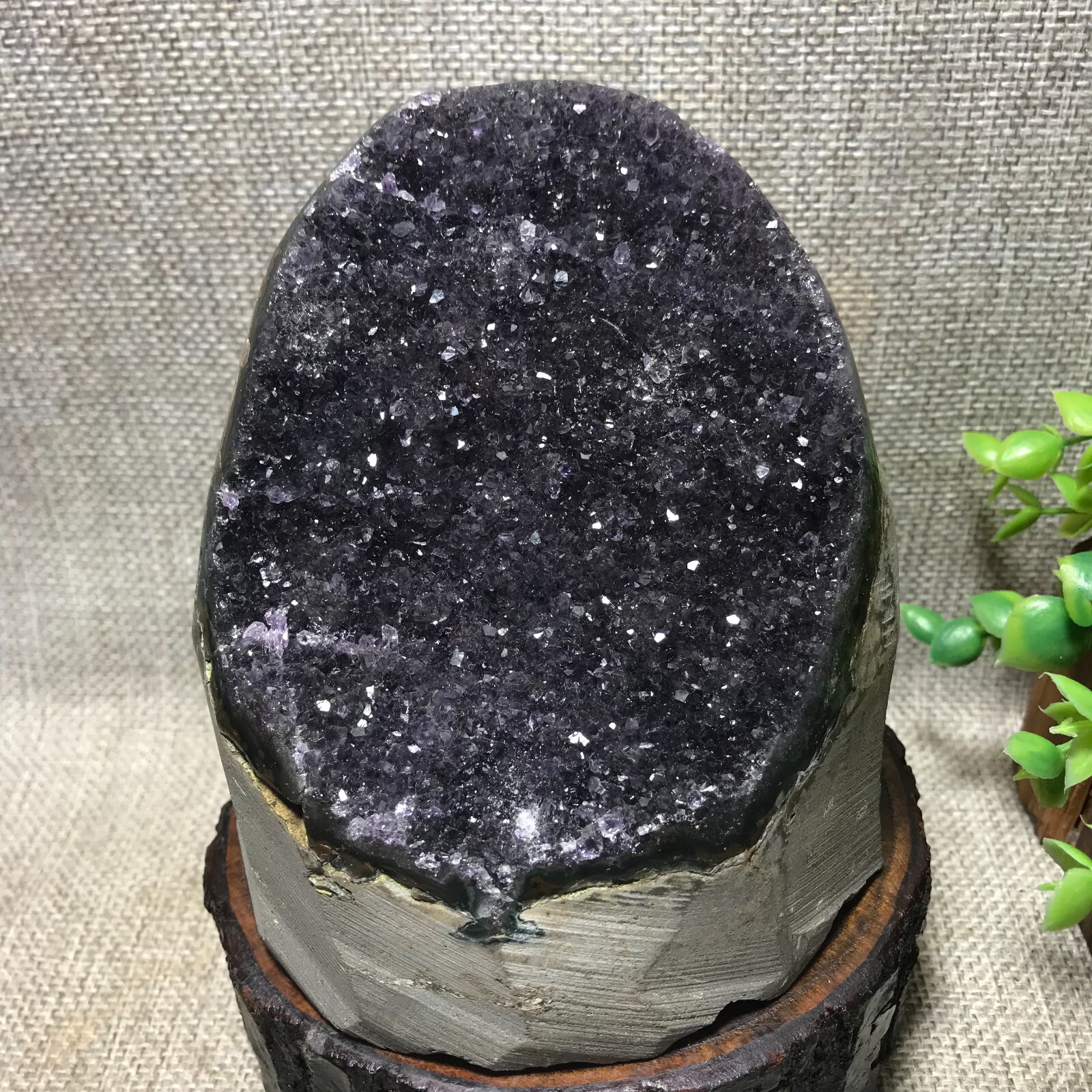 1281g Natural Amethyst Cluster Geodes Cut Base Quartz Crystal Healing 44