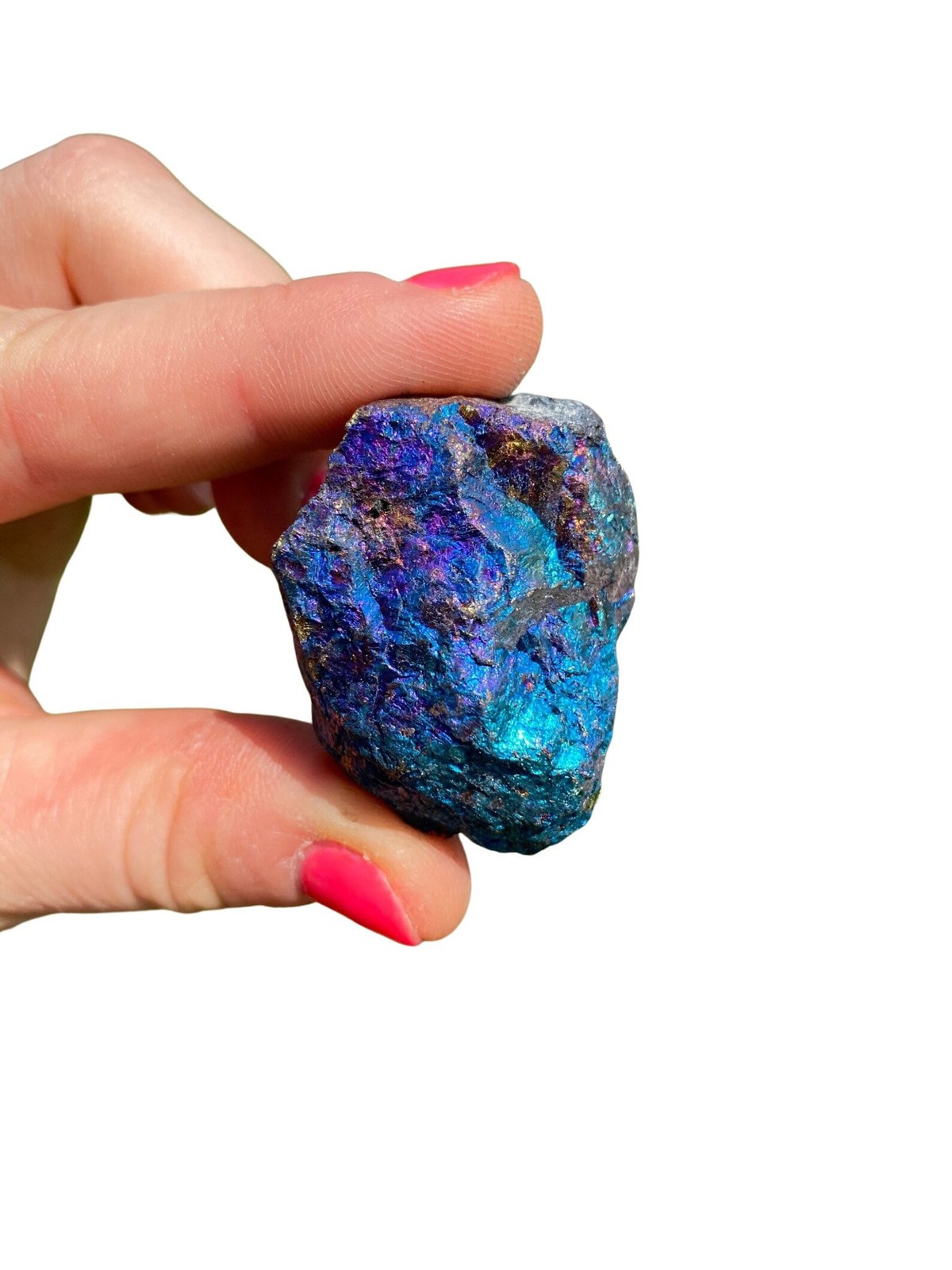 Raw Peacock Ore Stone, Rough Rainbow Chalcopyrite Stone, Natural Stone