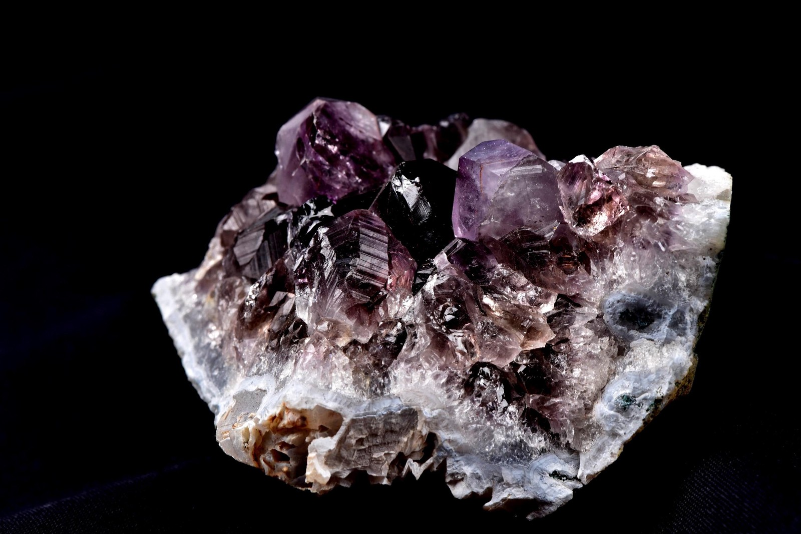 Turkish Amethyst Cluster Dark Purple Crystals Points Enchanting geode #8179