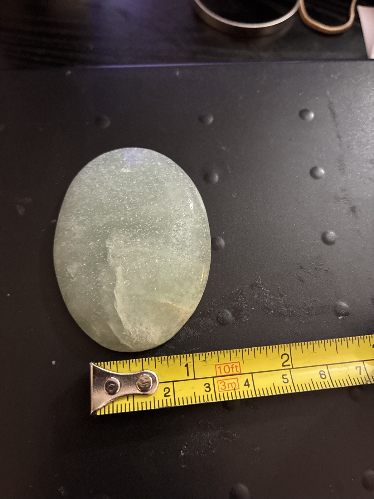 RARE Caribbean Green PERUVIAN OPAL Oval Gem Silica Cabochon Natural(look At Pic