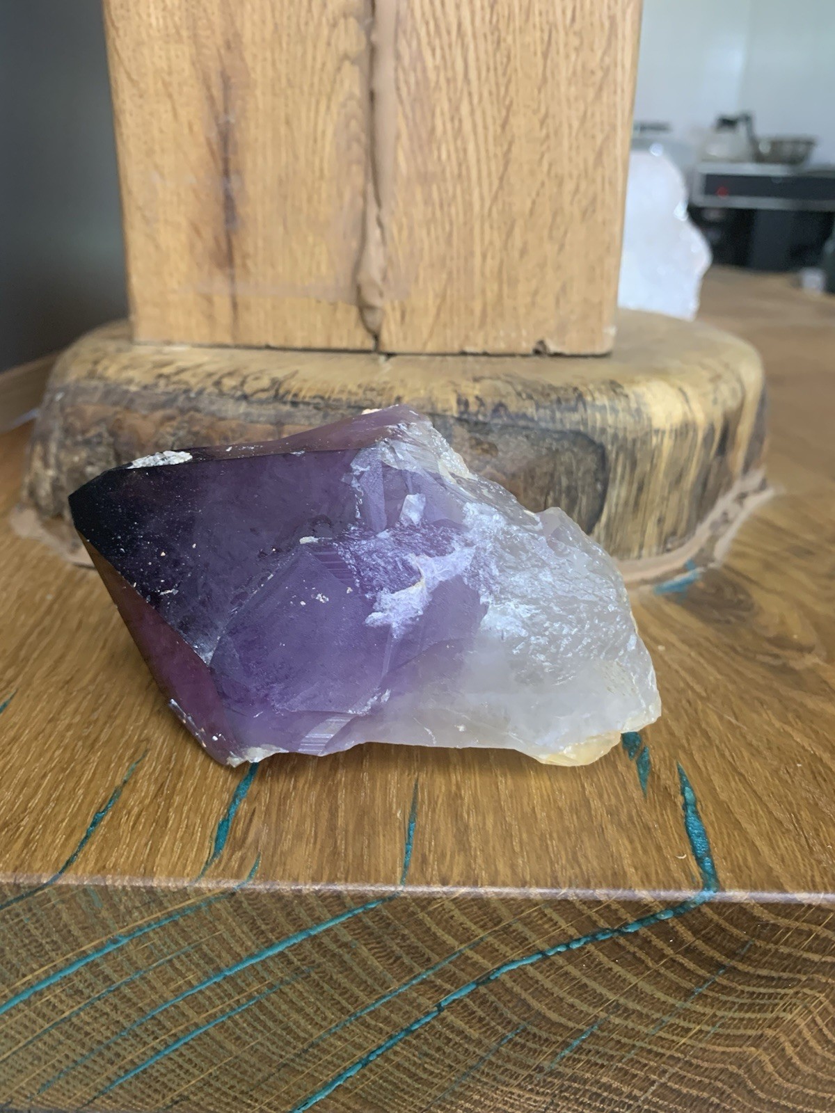 Amethyst Crystal Point from Australia dug by Patrick Gundersen Crystals of AUS