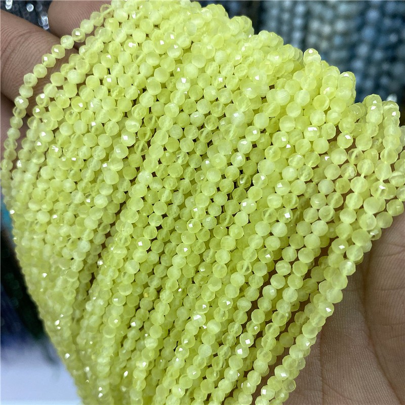 Tiny 2 3 4 MM Natural Faceted Zircon Stone Loose Beads Quartz Crystal For Jewelr