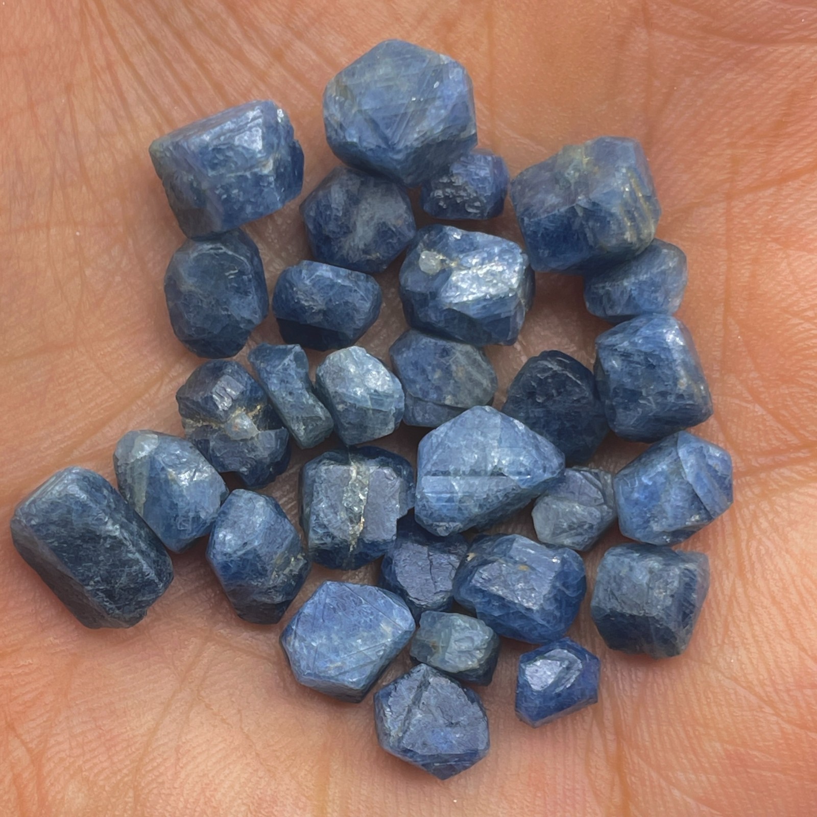 Natural Blue Sapphire Rough Stones 5-7mm | Raw Uncut Gemstones