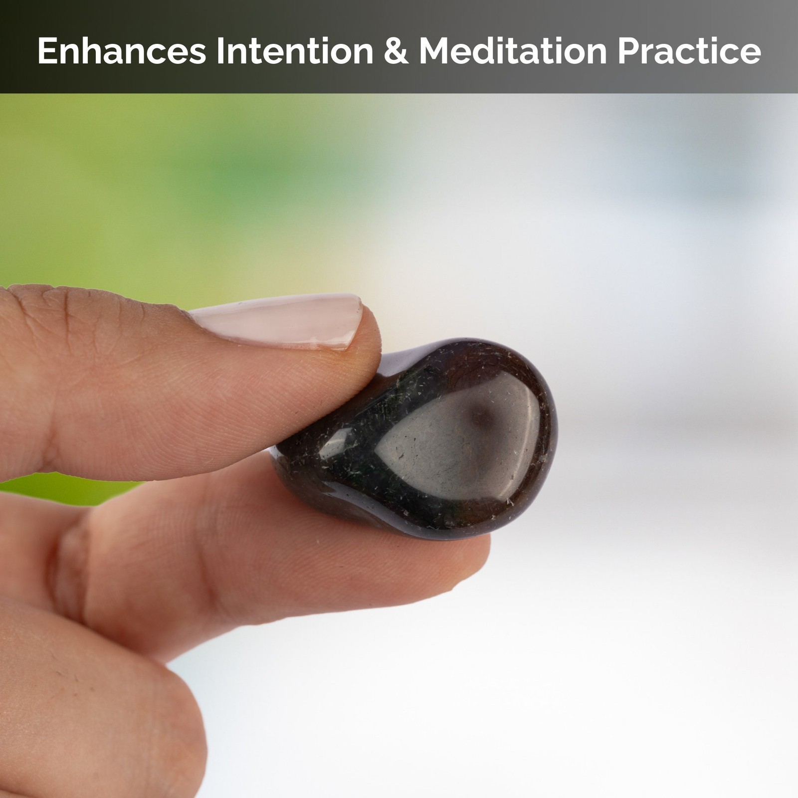 Bloodstone Crystal Tumble Stone, Polished Stone for Meditation & Healing