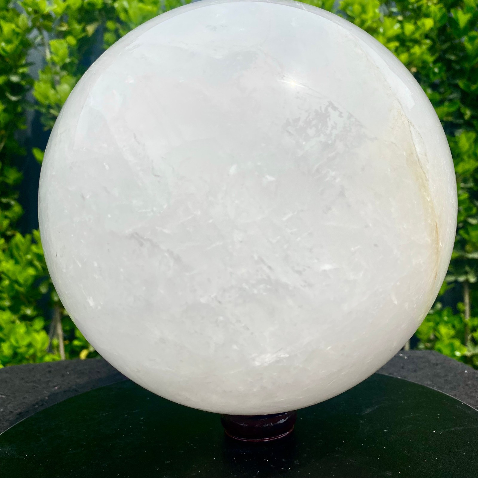 21.82LB white crystal quartz crystal ball Reiki repair