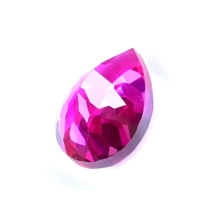 Certified 3.80 Ct Natural Flawless Mogok Pink Ruby Pear Cut Loose Gemstone 28R