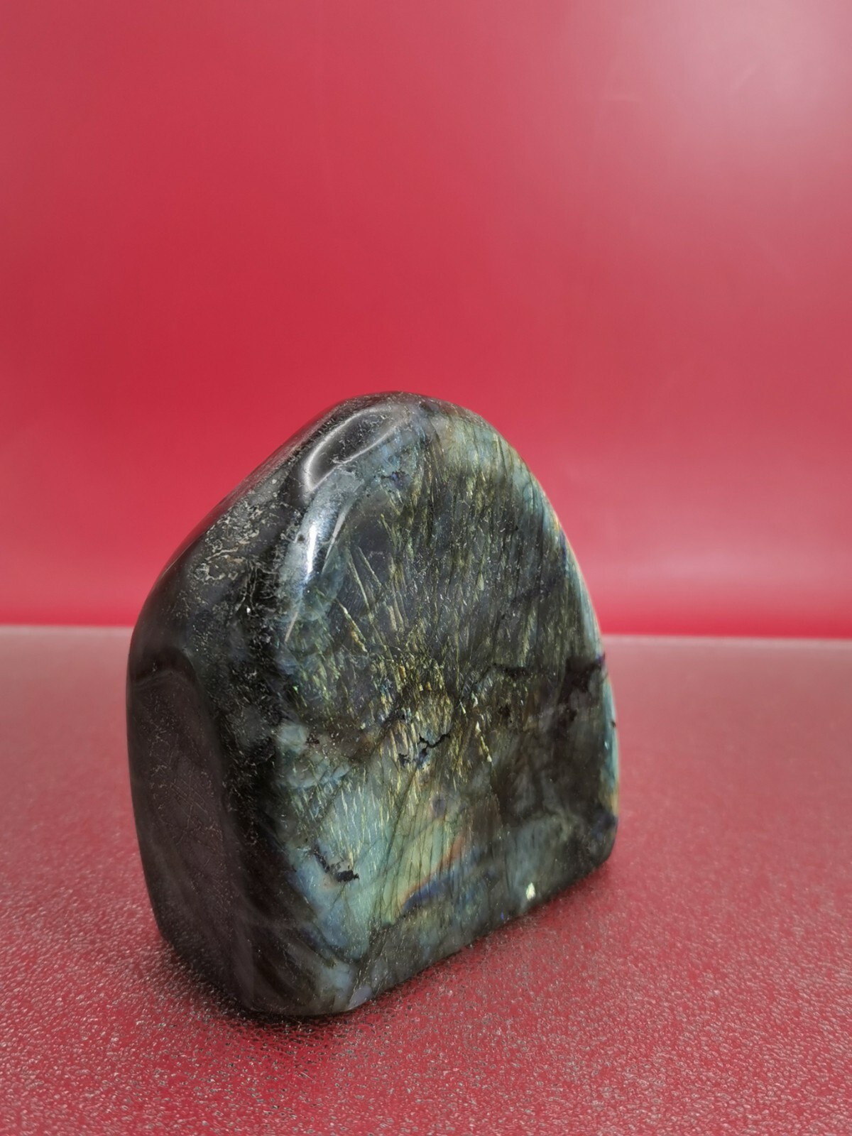 Natural Flash Labradorite Quartz Crystal Freeform Rough Mineral Healing 2+LB