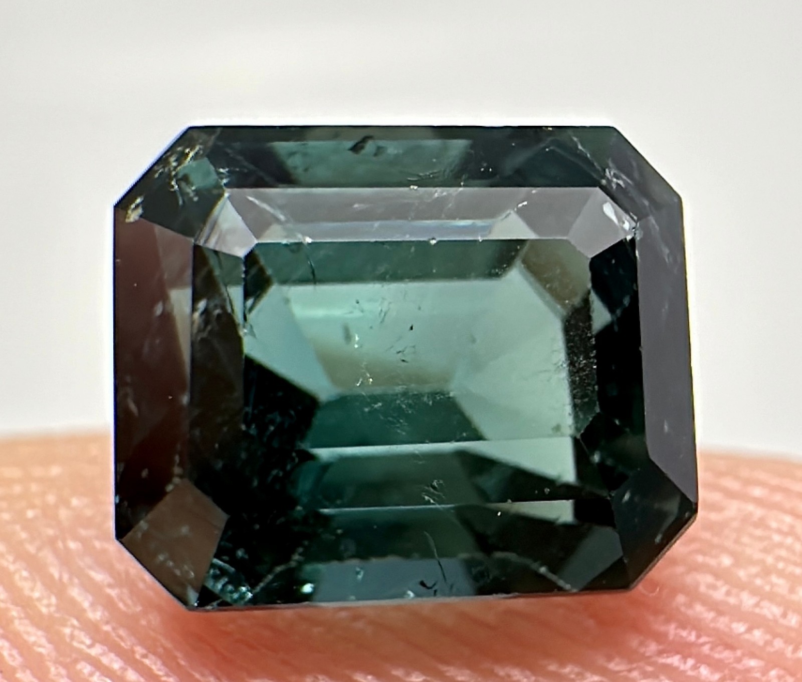 2 Ct Ultra Rare Eye Clean Indicolite Tourmaline Cut Gemstone From Afghanistan