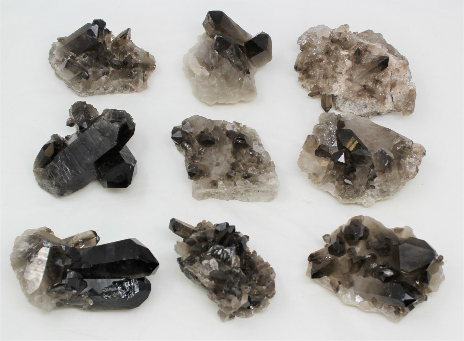 LARGE Smoky Quartz Crystal Clusters – ‘AAA’ Grade High Quality Smokey Quartz