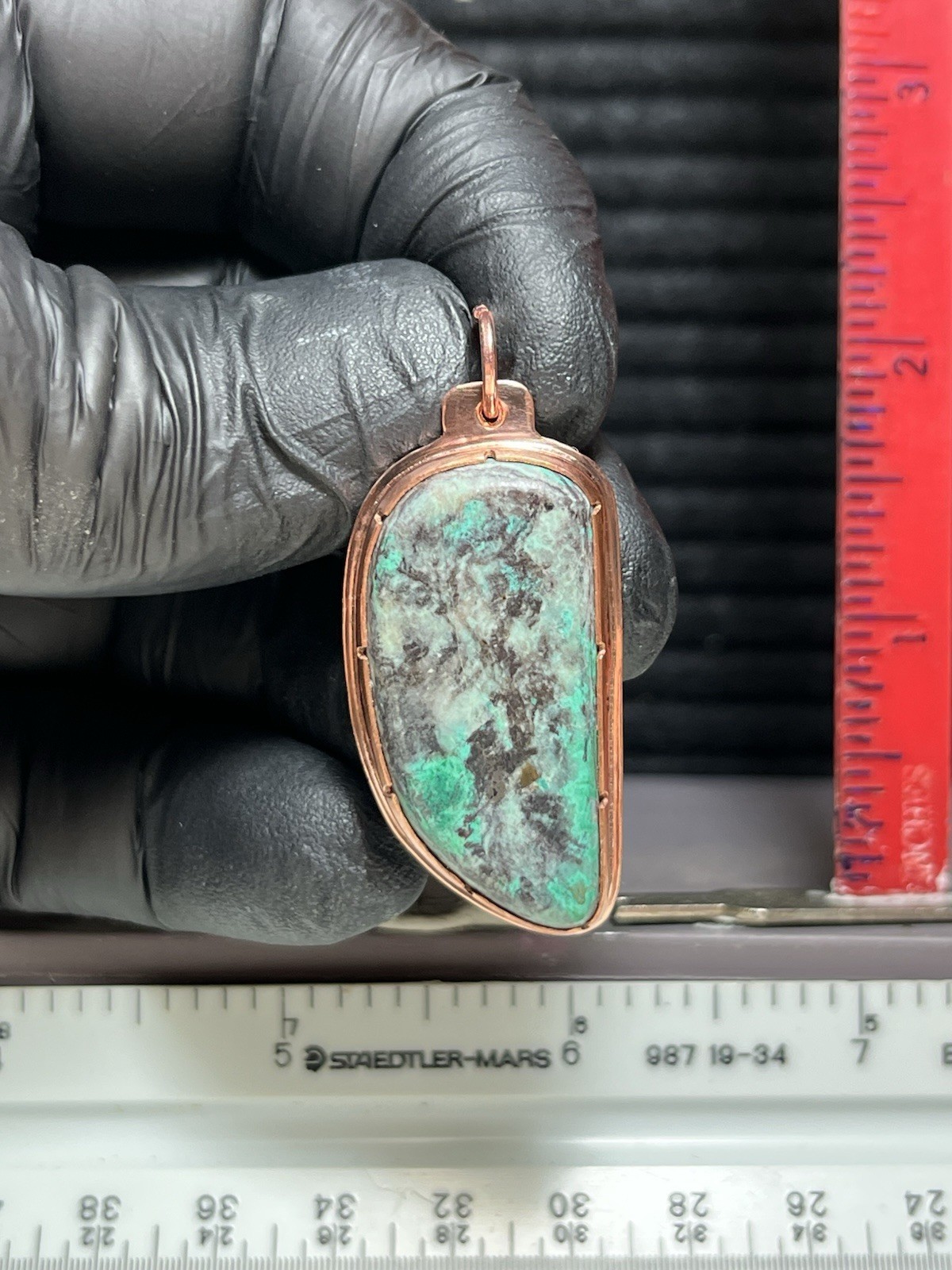 Chryscolla/copper Pendant/J93
