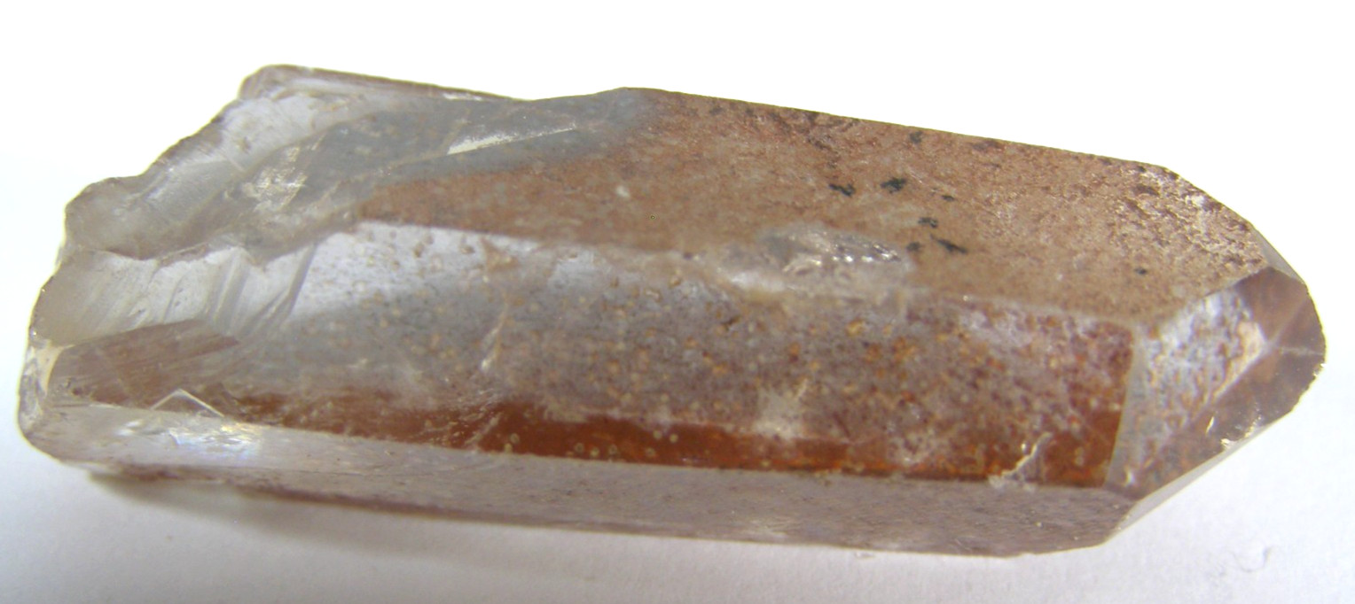 NATURAL LARGE LITHIUM QUARTZ CRYSTAL POINT 4.0 x 1.5 x 1.5 cms 14.22 gms #1