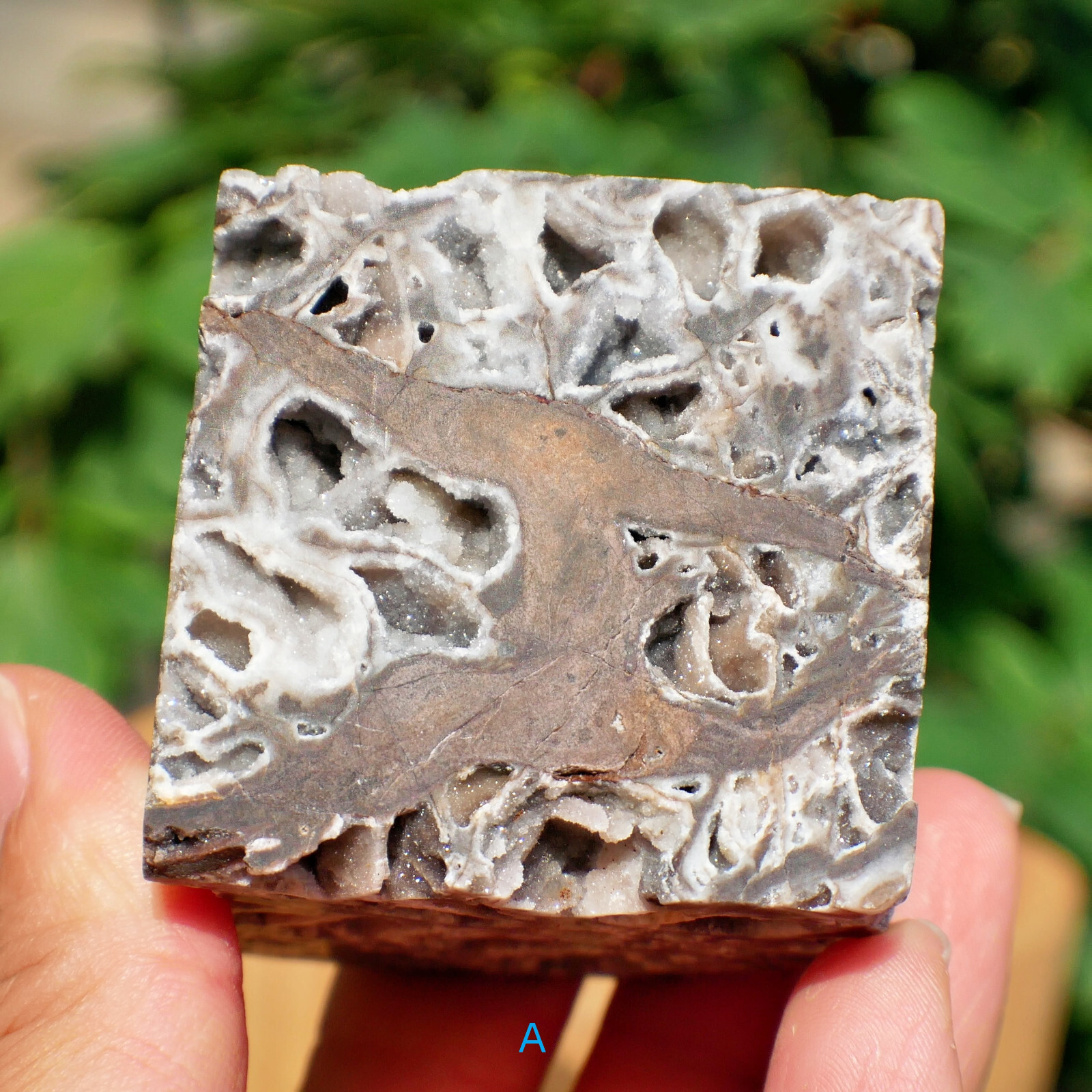 2″ Sphalerite Druzy Geode Cube Crystal Healing Gemstone Natural Mineral Specimen
