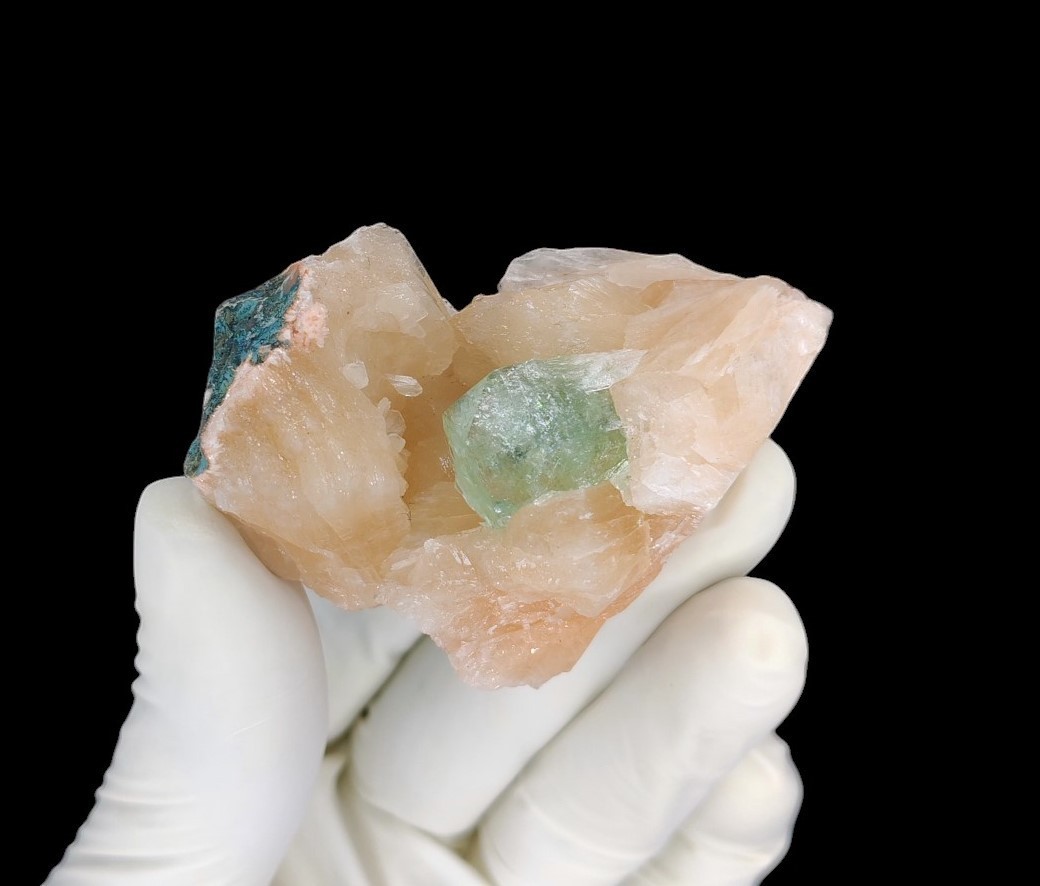 Natural Green Apophyllite On Stilbite Minerals #10