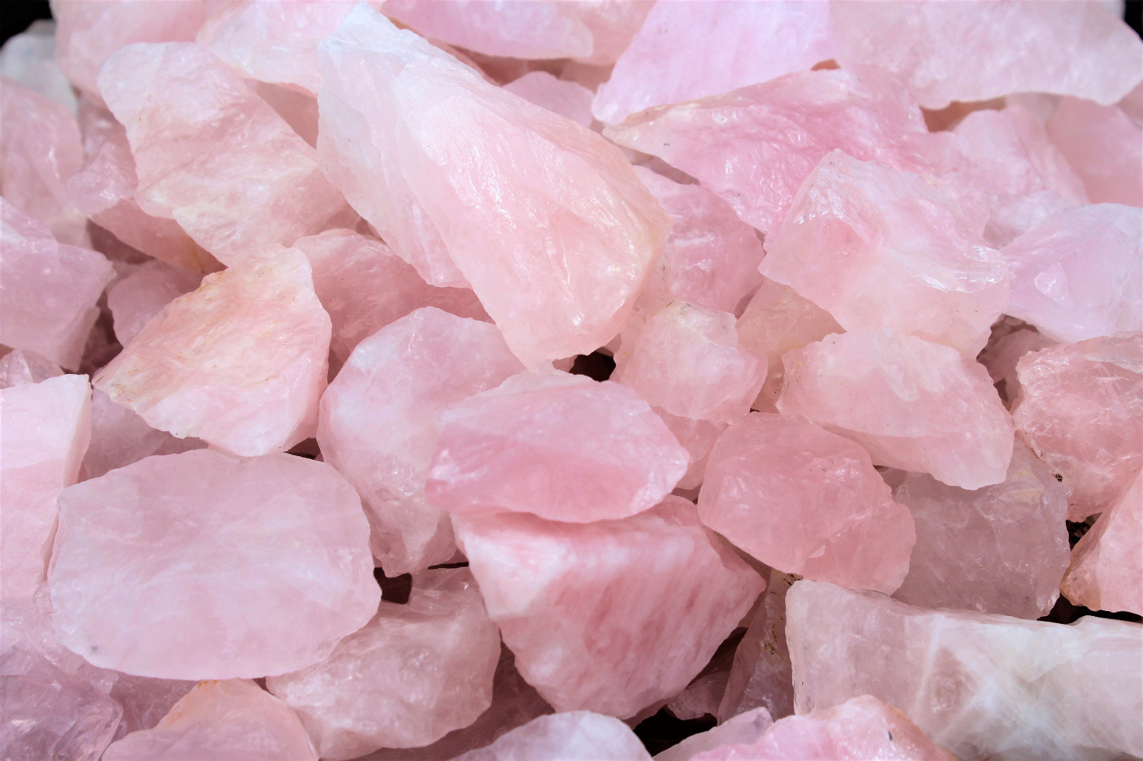 Single LARGE Rough Rose Quartz Raw Crystal Love Stone Natural Specimen (2″-3″)