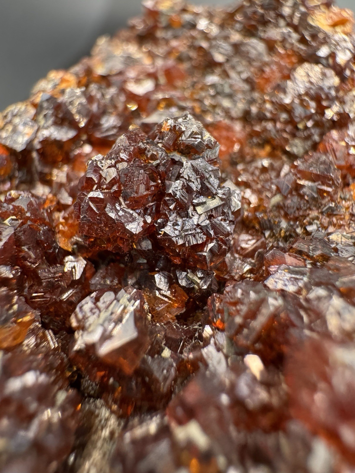 6501 EXCELLENT Red Sphalerite with BRIGHT UV and Phosphorescence Jiang Xi 92g