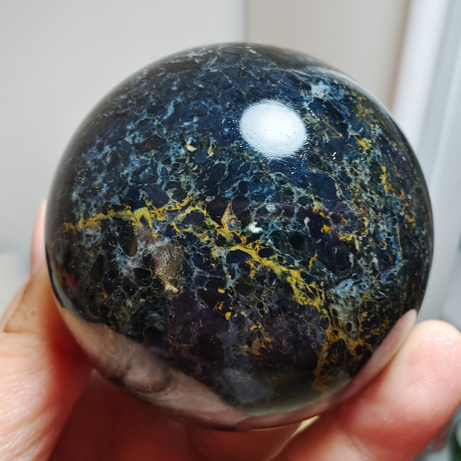 290g WOW! Natural Rare Pietersite Crystal ball Quartz Sphere Healing