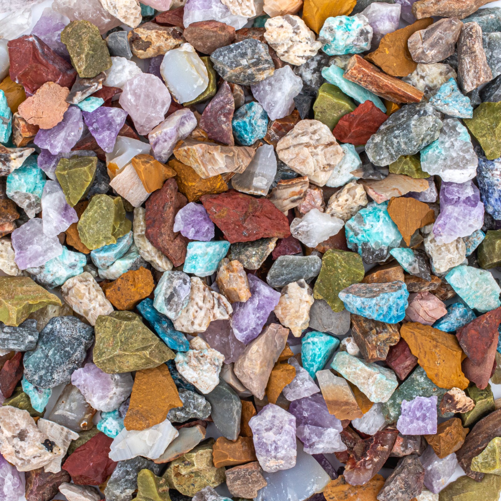1/2 lb Small Crafters Collection Rough Mix Gem Crystals Natural Jewelry Making