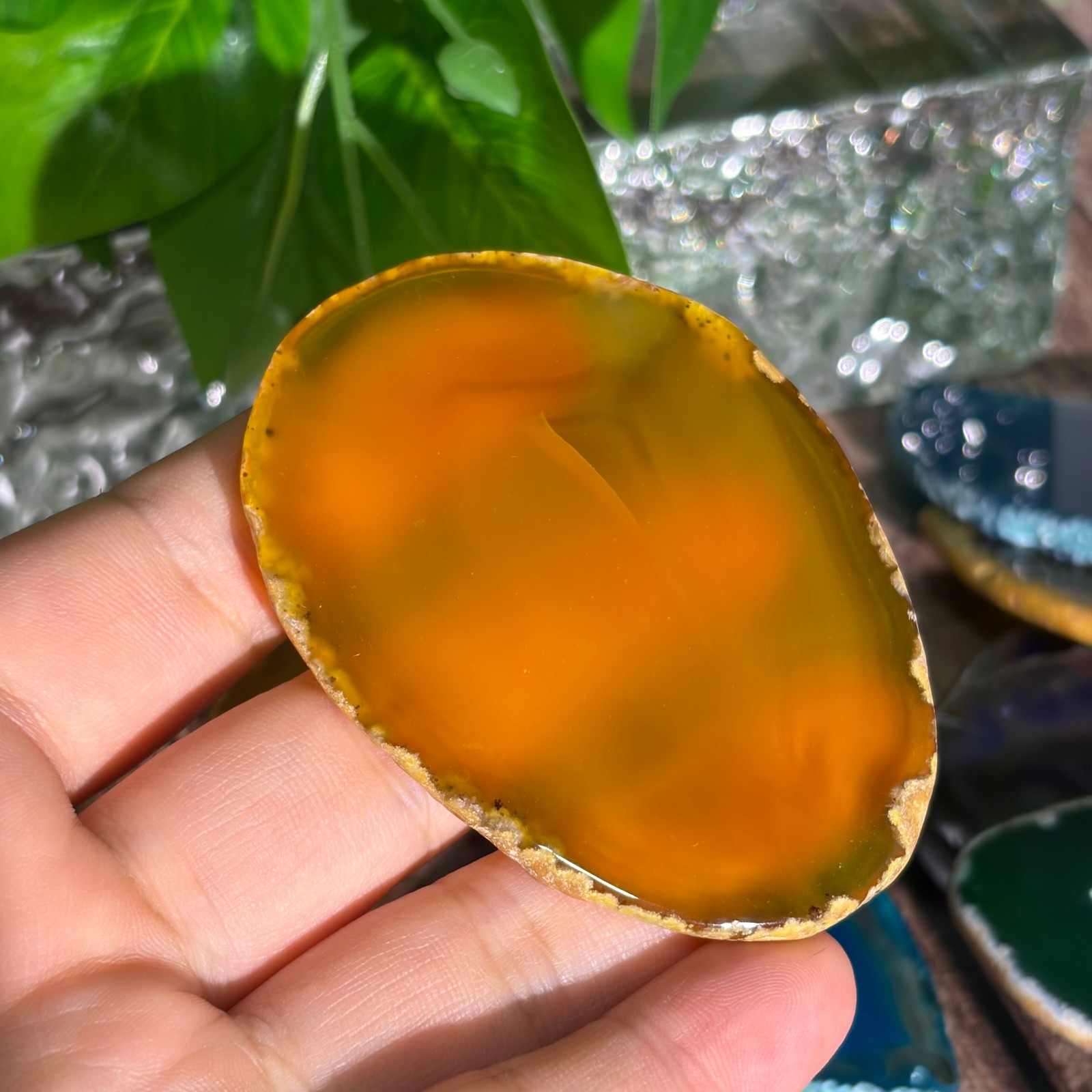 Agate Slices Bulk Lot – Random Colors & Shapes – Min 100g Guaranteed