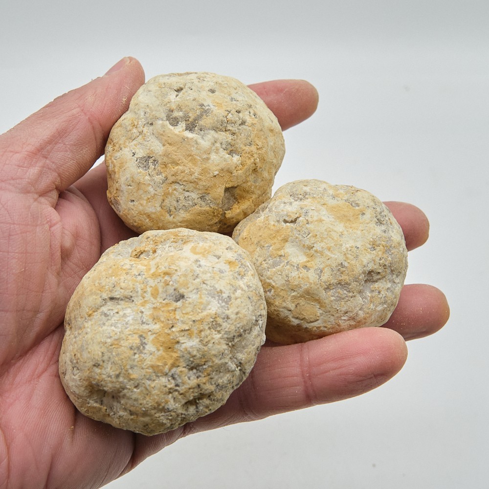 Unbroken Whole Quartz Geode Unopened Break Your Own Natural Crystal 4-6cm x 1 pc