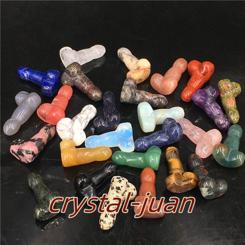 Wholesale A lot of Natural Mix Quartz Crystal Penis Skull crysta figurine
